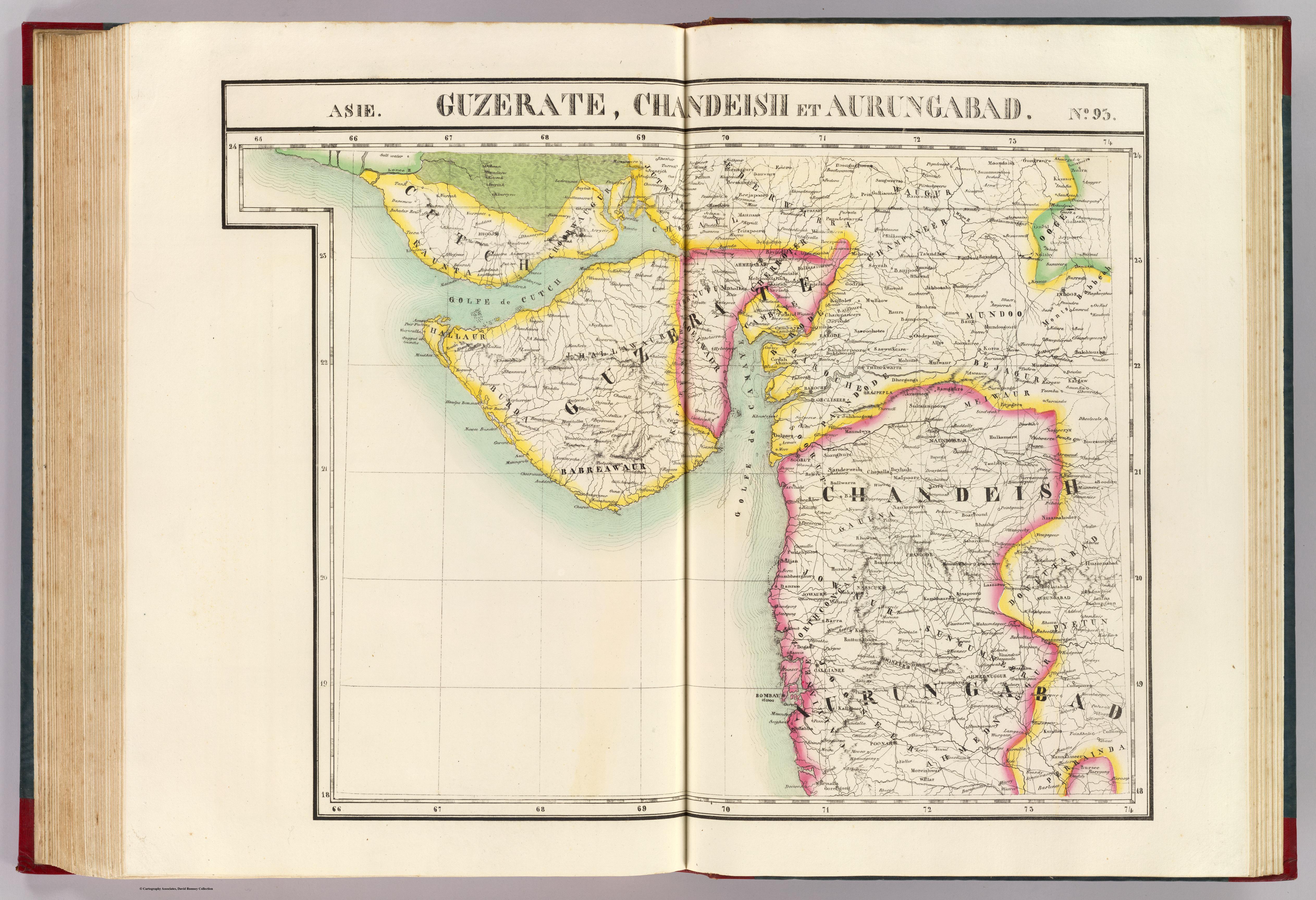 Guzerate, Chandeish et Aurungabad. Asie 93
