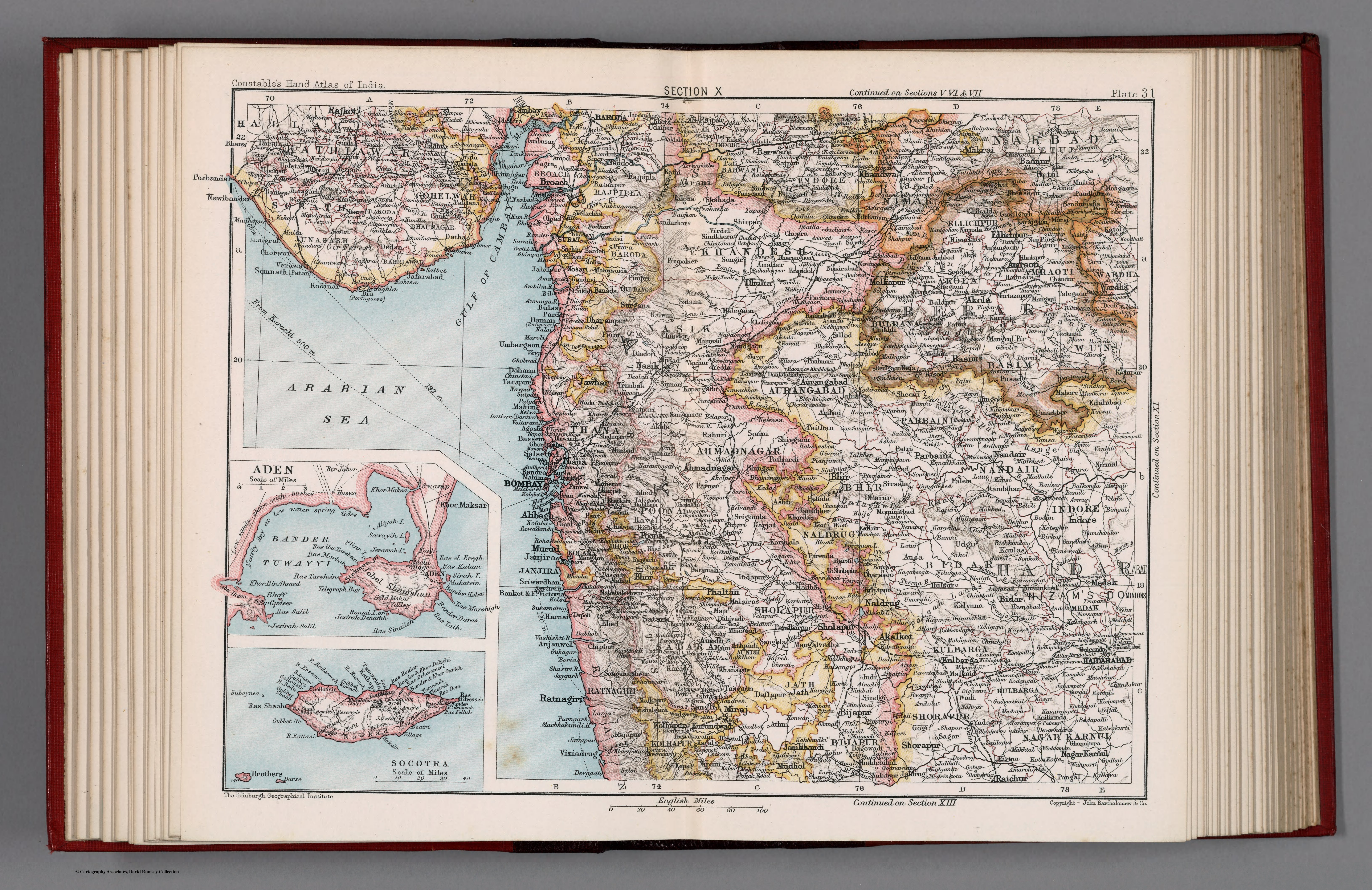 Section X. Bombay, Berar. Plate 31