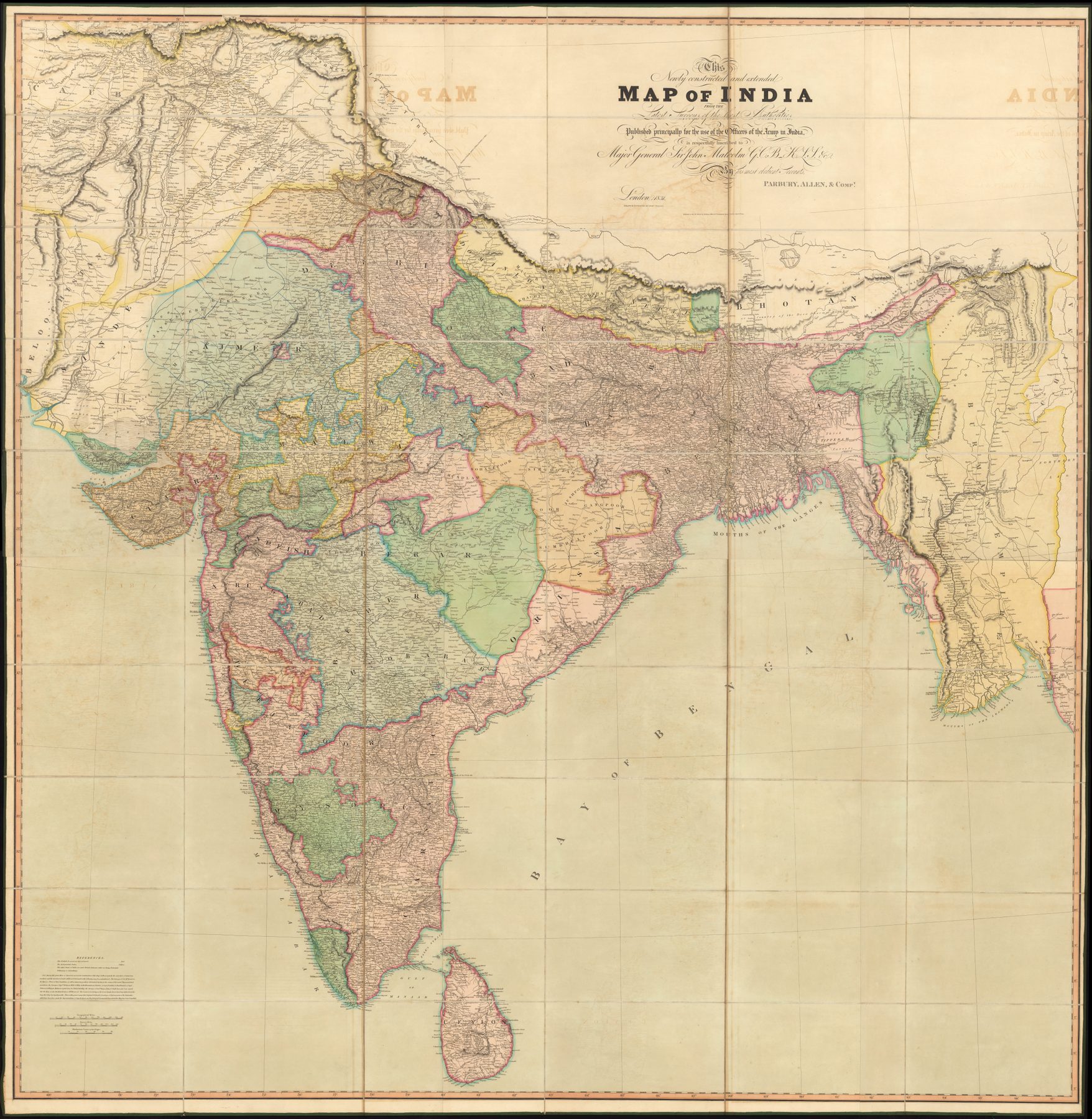 This Newly Constructed and Extended Map of India