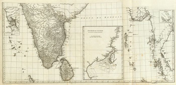 Carte de l’Inde — southern sheets