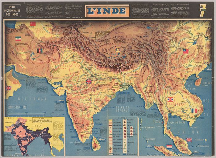 L’Inde. Jac Mercier. Dessinateur